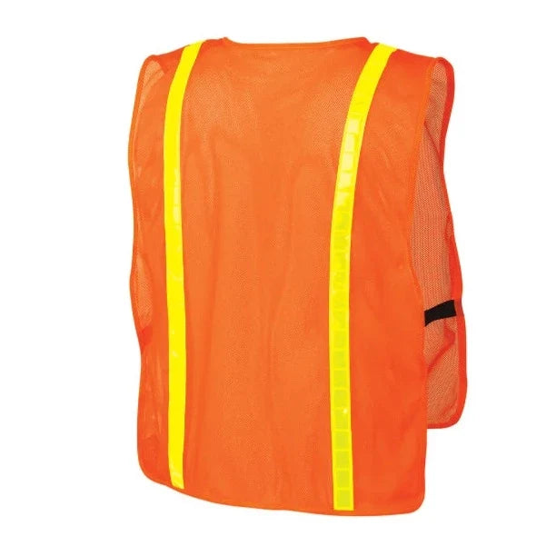 Pyramex Hi-Vis Lightweight Safety Mesh Vest - One Size - RV1