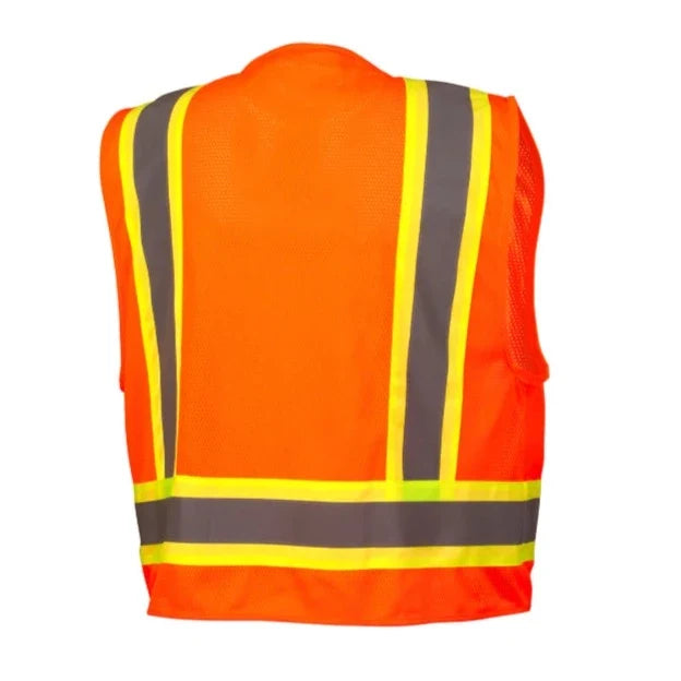 Pyramex® Hi Vis Lightweight Surveyor Safety Vest - RVZ24CP