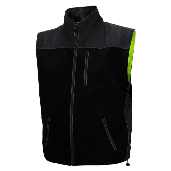 Pyramex Hi Vis Reversible Windbreaker Weatherproof 4 in 1 Bomber Safety Jacket - ANSI Class 3 - RJR34