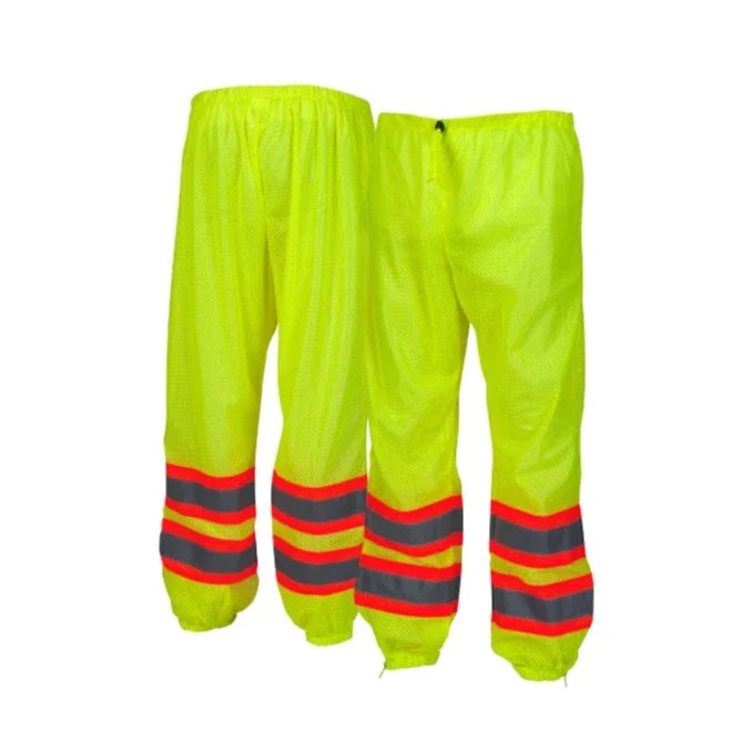 Pyramex Hi-Vis Two-Tone Mesh Safety Pants - Class E - RMP10