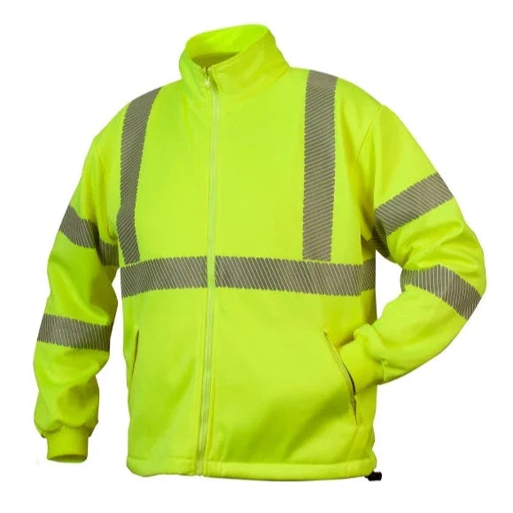 Pyramex® Hi Vis Waterproof Multi-Layer Black Bottom Parka Safety Jacket - ANSI Class 3 - RPB36