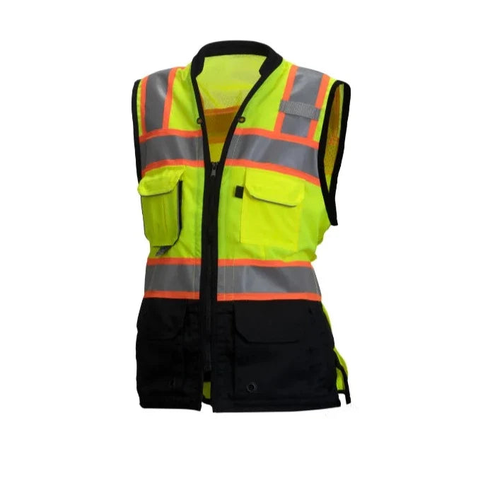 Pyramex Hi-Vis Women's Fit ANSI Class 2 Mesh Safety Vest - RVZF61 Series