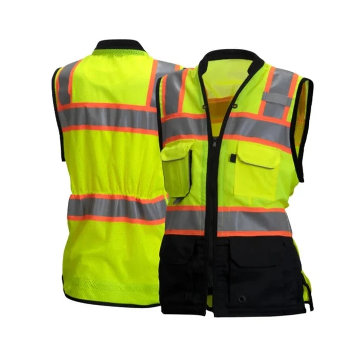 Pyramex Hi-Vis Women's Fit ANSI Class 2 Mesh Safety Vest - RVZF61 Series