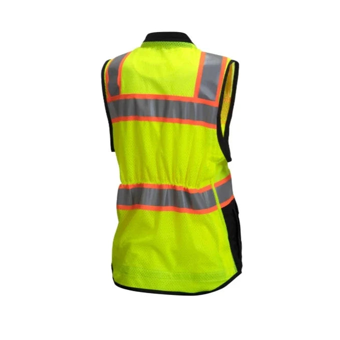 Pyramex Hi-Vis Women's Fit ANSI Class 2 Mesh Safety Vest - RVZF61 Series