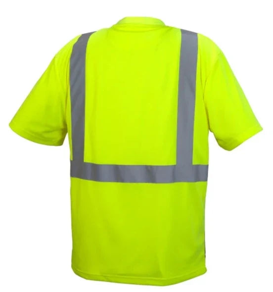Pyramex Hi-Vis Lightweight Black Bottom - Safety Shirt - RTS21B