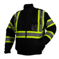 Pyramex Quilted Built - In Liner - Waterproof Bomber Safety Jacket ANSI Class 1 - RJ37
