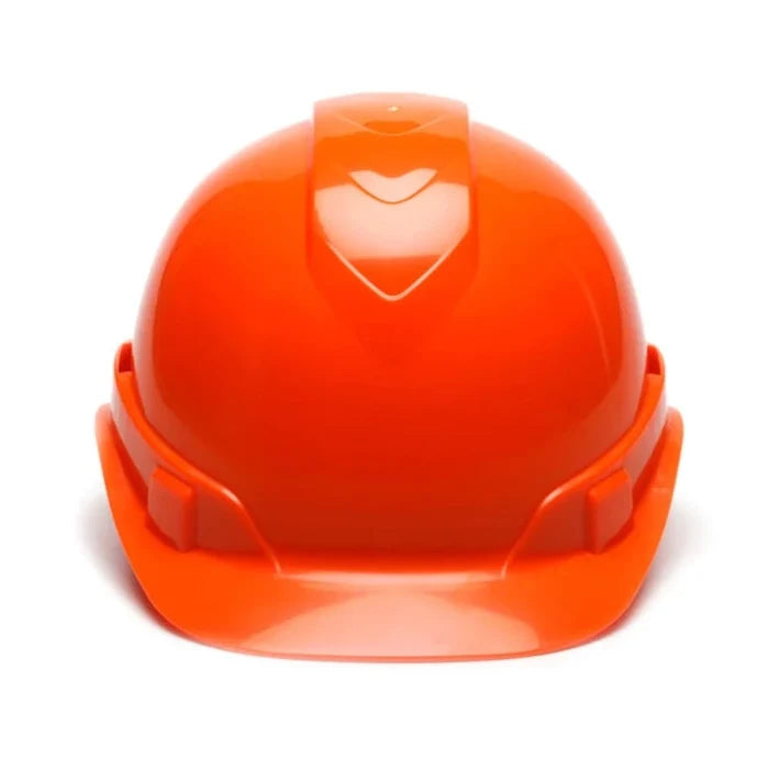 Pyramex® Ridgeline Hard Hat - Vented - 4-Point Ratchet Suspension - Rear Padded Suspension
