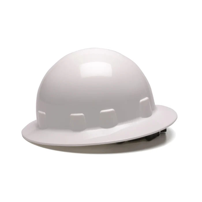 Pyramex® Sleek Shell Full Brim Hard Hat - 4-Point Ratchet Suspension - HPS2411