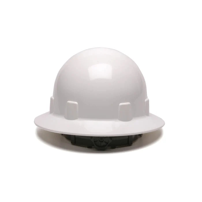 Pyramex® Sleek Shell Full Brim Hard Hat - 4-Point Ratchet Suspension - HPS2411