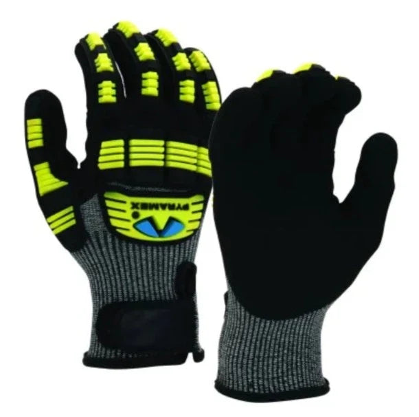 Pyramex Tear Resistant - Touchscreen ANSI Cut Level A6 Safety Gloves - GL610C