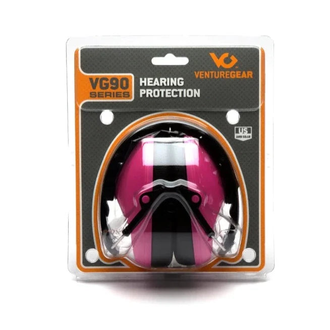 Pyramex Venturegear Low Profile Design Passive Earmuff - 24 NRR - VG90 Series