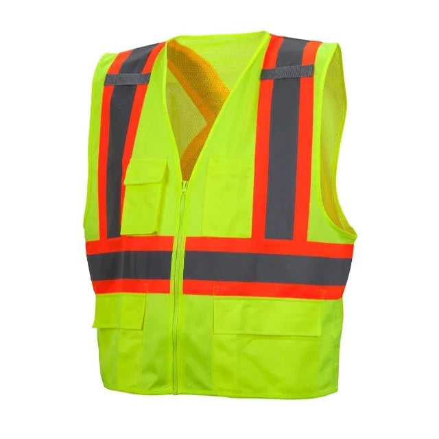 Pyramex® X-Back Two-Tone Surveyor Class 2 Safety Vest - RCZ24
