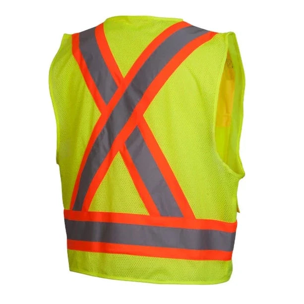 Pyramex® X-Back Two-Tone Surveyor Class 2 Safety Vest - RCZ24