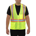 Reflective Apparel® Hi-Vis 5PT Breakaway - X Back Safety Vest - ANSI Class 2 - 505SX