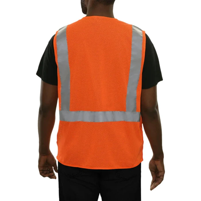 Reflective Apparel® Hi-Vis 5PT Breakaway Mesh Safety Vest - ANSI Class 2 - 508ST
