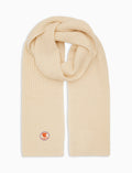 Sciarpa unisex bianco a coste tinta unita - Gallo 1927 - Official Online Shop