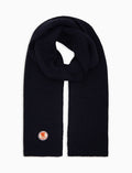 Sciarpa unisex blu a coste tinta unita - Gallo 1927 - Official Online Shop