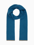 Sciarpa unisex puro cashmere azzurra tinta unita - Gallo 1927 - Official Online Shop