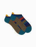 Sneakers uomo cotone verde righe multicolor e windsor - Gallo 1927 - Official Online Shop