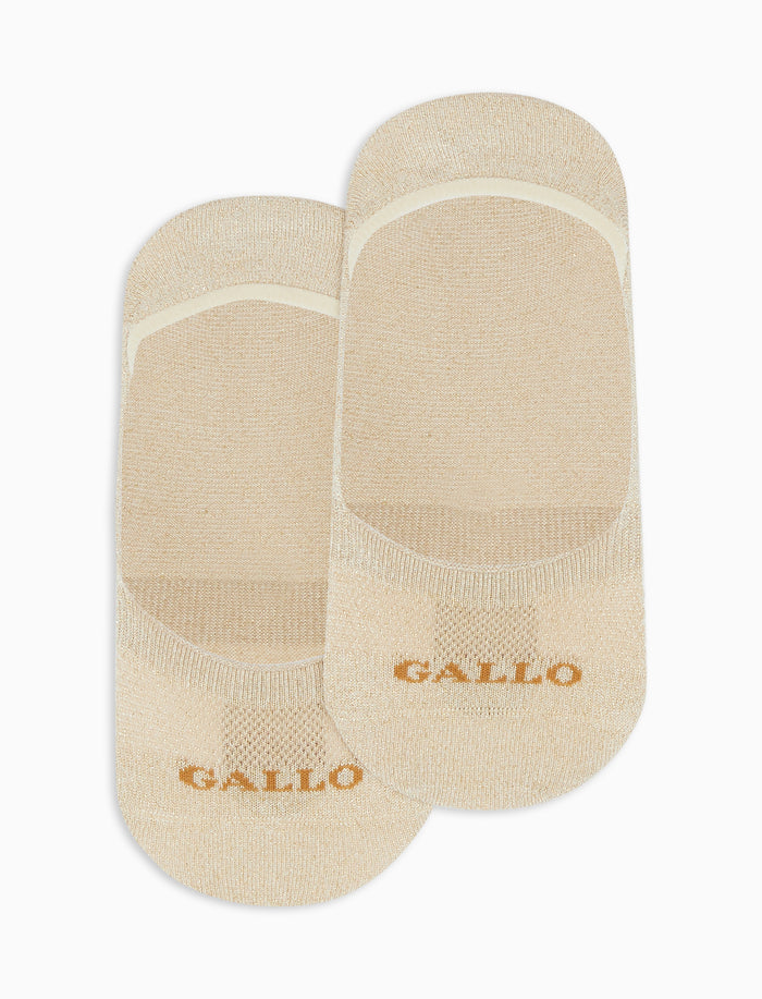 Solette scollate donna cotone oro tinta unita lurex - Gallo 1927 - Official Online Shop
