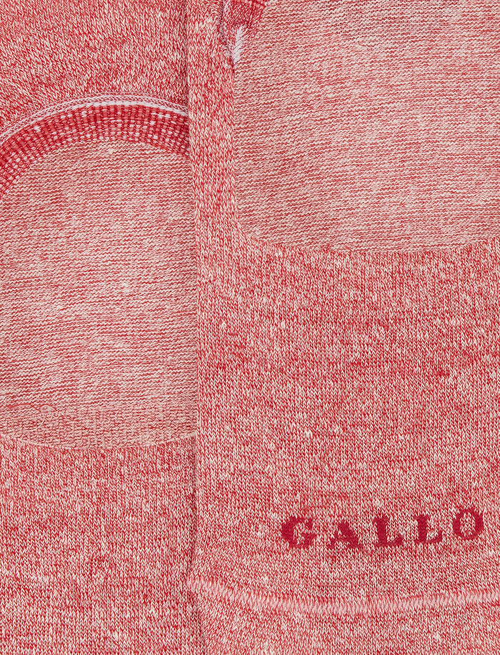 Solette unisex lino e cotone bordò tinta unita - Gallo 1927 - Official Online Shop
