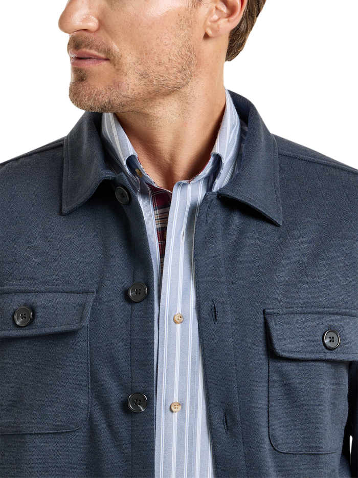 Alternate Image of Polyester Blend Button Front Polo-3