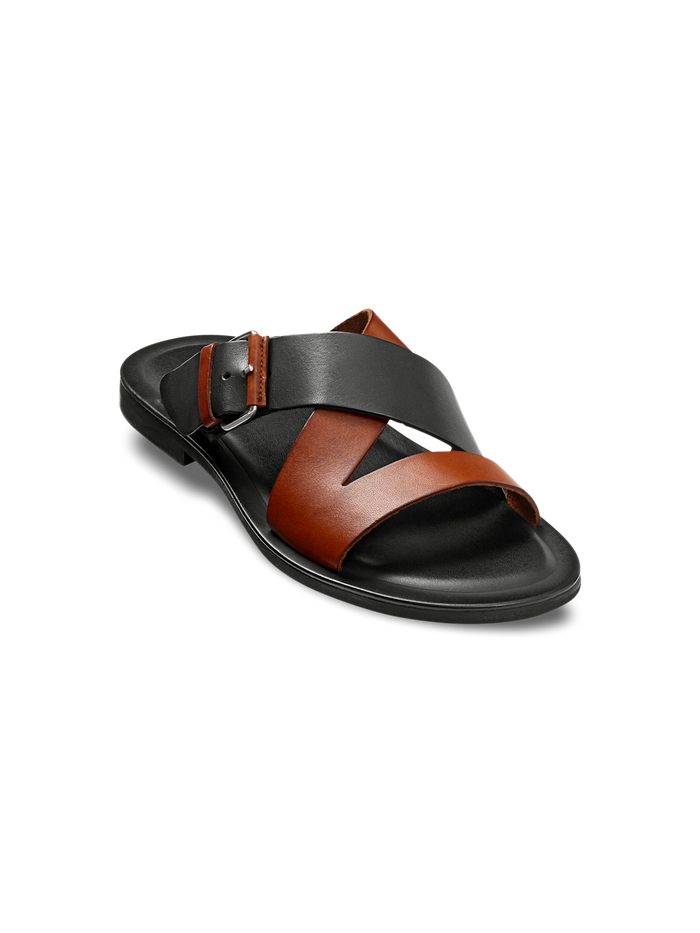 Product Image of Stefano Sandal-Black/Tan