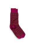 Product Image of Stripe Cotton Blend Sock-Berry Multi