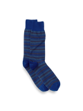 Product Image of Stripe Cotton Blend Sock-Blue Multi