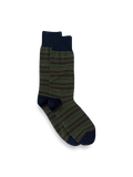 Product Image of Stripe Cotton Blend Sock-Green Multi