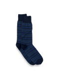 Product Image of Stripe Cotton Blend Sock-Navy Multi