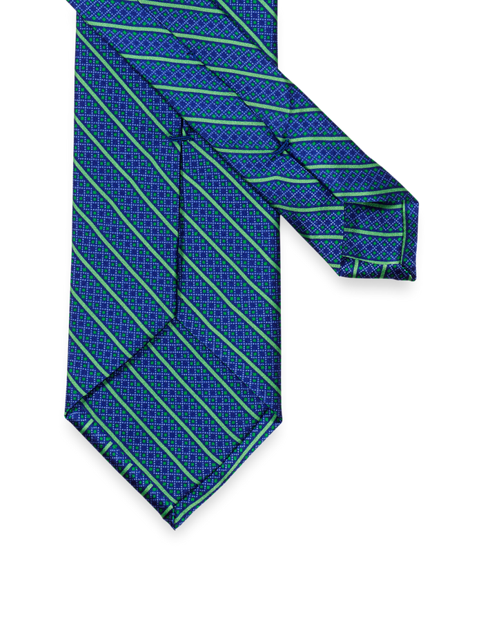 Alternate Image of Stripe Italian Printed Silk Tie-1