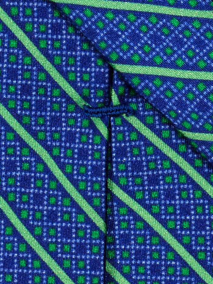 Alternate Image of Stripe Italian Printed Silk Tie-2