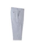 Product Image of Stripe Seersucker Flat Front Suit Pants-Navy/White