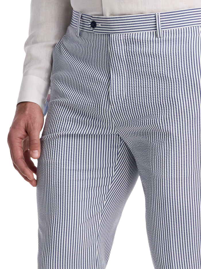 Alternate Image of Stripe Seersucker Flat Front Suit Pants-2