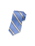 Product Image of Stripe Woven Silk Tie-Blue/Yellow