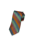Product Image of Stripe Woven Silk Tie-Multi