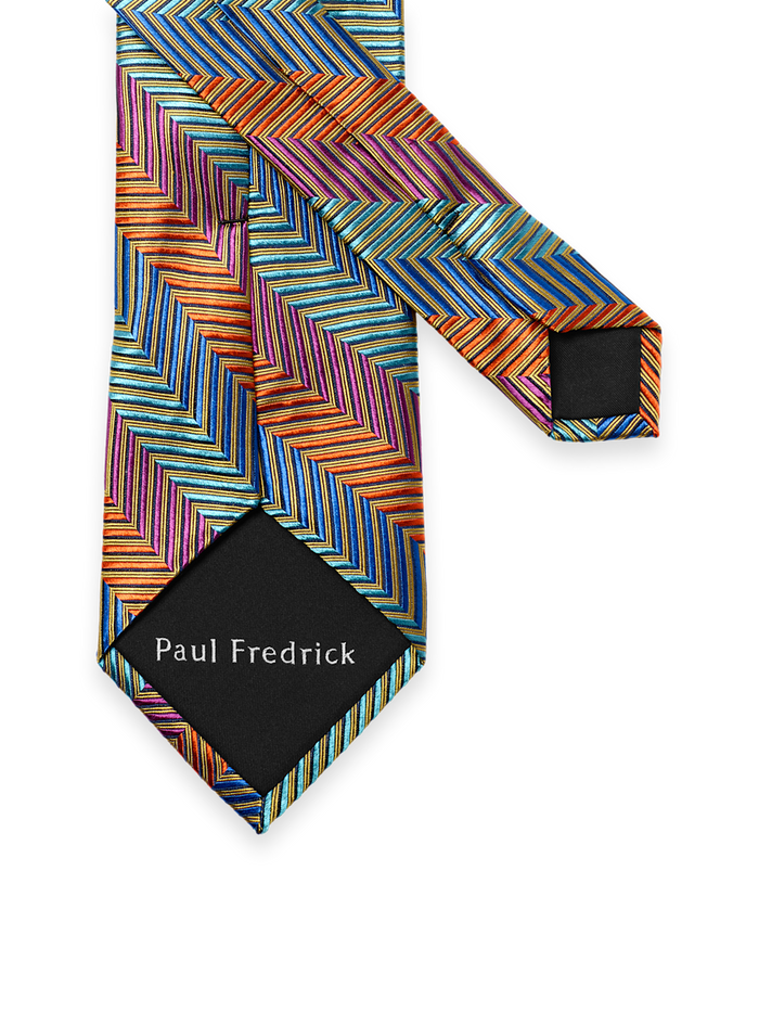 Alternate Image of Stripe Woven Silk Tie-2