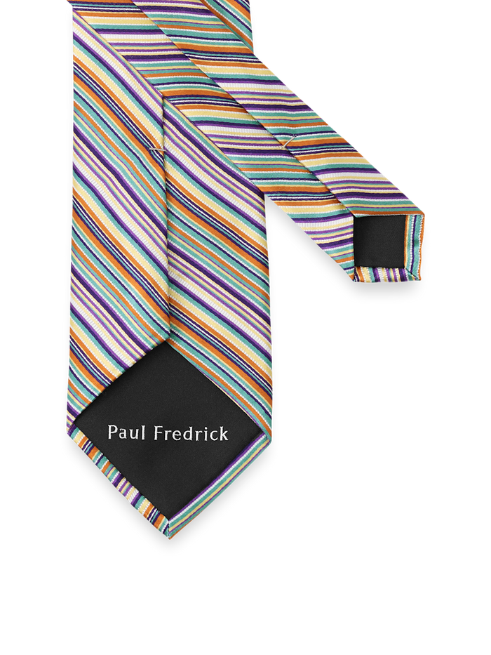 Alternate Image of Stripe Woven Silk Tie-2