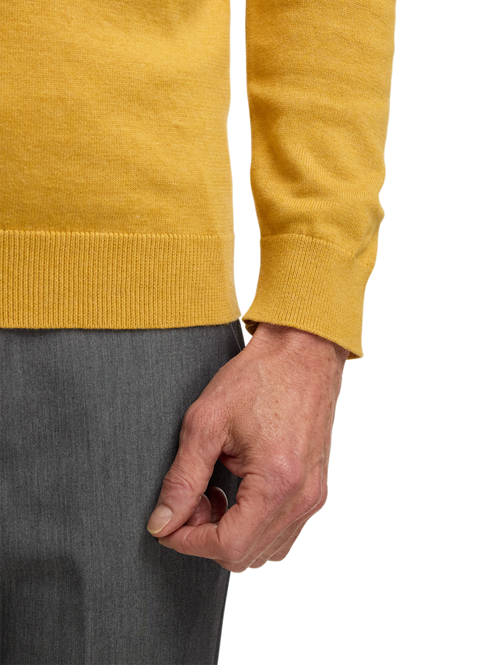 Alternate Image of Supima Cotton Four Button Mock Neck Sweater-3