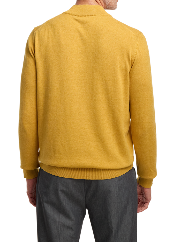 Alternate Image of Supima Cotton Four Button Mock Neck Sweater-4