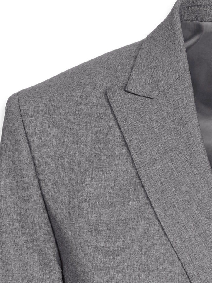 Alternate Image of Tailored Fit Essential Wool Double Breasted Peak Lapel Suit Jacket-2