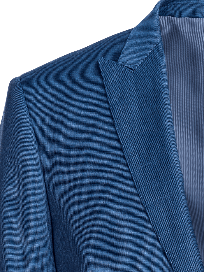Alternate Image of Tailored Fit Sharkskin Peak Lapel Suit Jacket-3