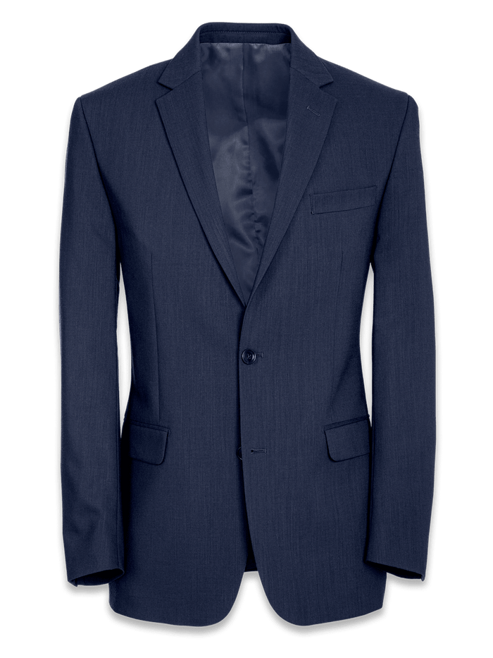 Product Image of Tailored Fit Wool Essential Wool Notch Lapel Suit Jacket-Navy