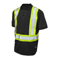 Tough Duck Birdseye Mesh Short Sleeve X - Back Safety Shirt - ST17