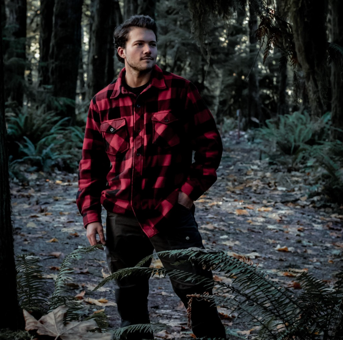 Tough Duck Buffalo Check Fleece Shirt - I964