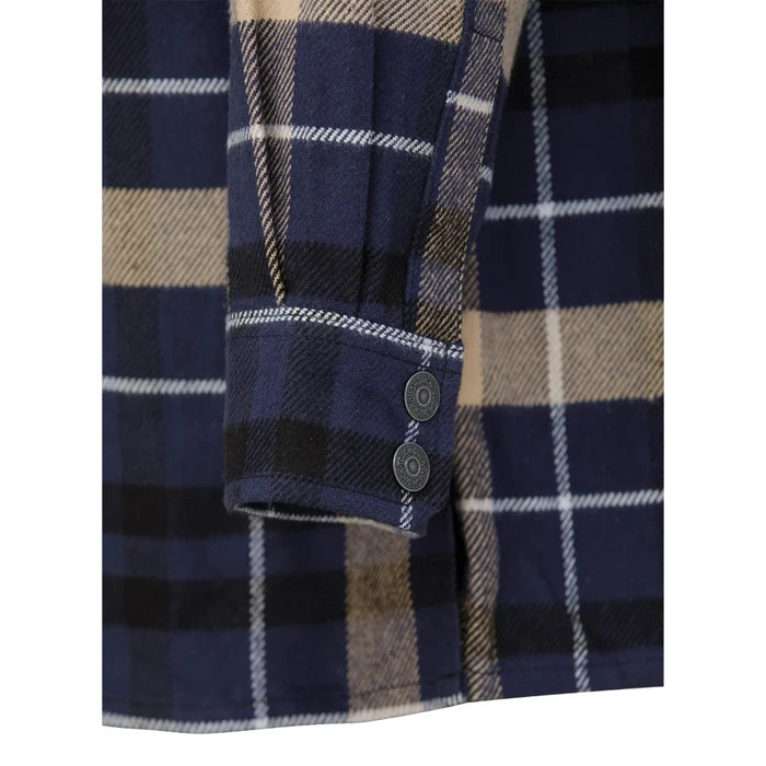Tough Duck® Heavy Flannel Overshirt with Adjustable Snap Cuffs - WS04