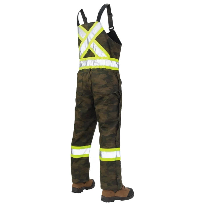 Tough Duck® Hi Vis Camo Flex Duck Safety Overall - X-Back - ANSI Class 1 - SB03