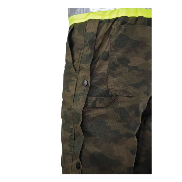 Tough Duck® Hi Vis Camo Flex Duck Safety Overall - X-Back - ANSI Class 1 - SB03