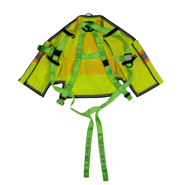 Tough Duck® Hi Vis Harness Compatible Safety Vest - X-Back - SV09